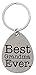ThisWear Mothers Day Gifts for Grandma Best Grandma Ever Metal Pendant Keychain Key Tag
