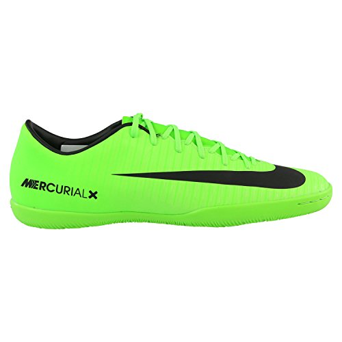 Nike Men s Mercurial Victory VI IC Indoor Soccer Shoe (Sz. 8.5) Electric Green, Black