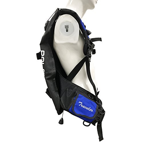 Palantic Traveler Scuba Choice Traveler Travel BCD, Royal Blue, Medium/Large - Thumbnail 2