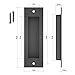 Flush Barn Door Handle Pull Grab for Sliding Barn Door Hardware with Mount Screws Included 1-Piece