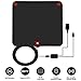 TV Antenna, SMALLRT Digital Amplified HDTV Antenna 50 Miles Range For Indoor Signal Booster Detachable Digital Amplifier with 16 FT Coaxial Cable for Viewing Local Channels