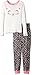 Crazy 8 Girls' Big Sleeve Long-Bottom Tight-fit Pajama Set