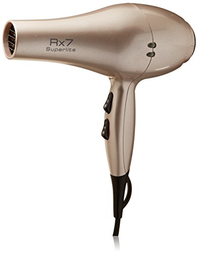 Click Here to See More Images Rx7 Superlite Advanced Ionic Tourmaline Hairdryer, Champagne, 32 Ounce