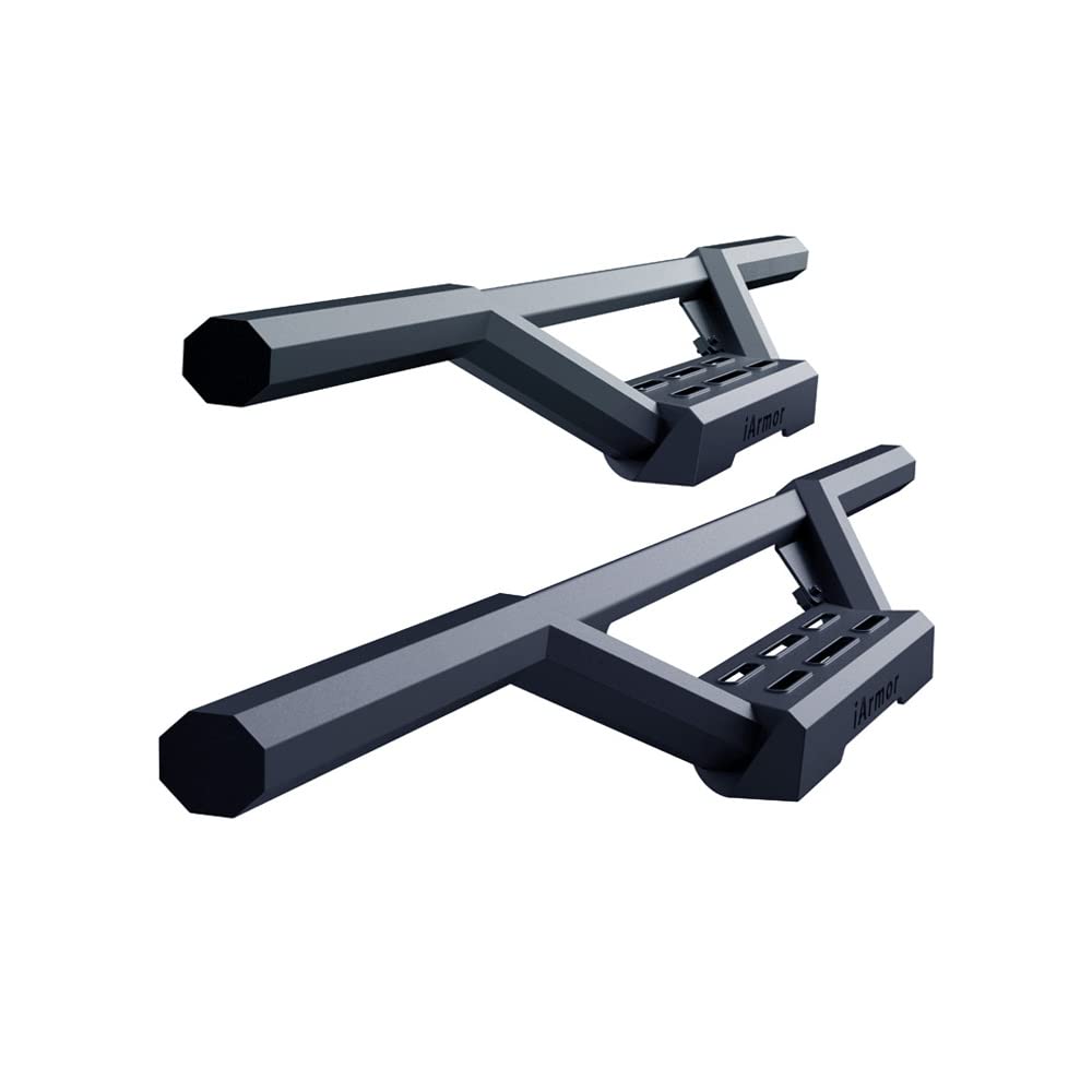 Photo 1 of APS Drop Steps Running Boards Compatible with Jeep Wrangler 1987-2006 | Stainless Steel Side Steps Nerf Bars | Anti-Slip | 500lbs Capacity | 5-Year Warranty