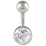 belly button bars rings swarovski pretty cool short 14Gauge (1.6mm), 1/4