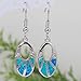Ravishing Top Quality Jewelry Blue Opal Earrings Fashion Jewelry E128