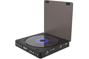 DVD Player for TV, HD 1080P Portable CD VCD Hifi Stereo Video Player Work for Projector with HDMI-Cable Remote & USB Input