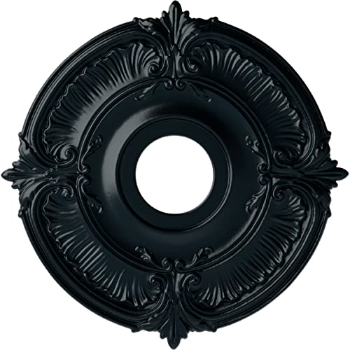 Ekena Millwork CM18ATNSF Attica Ceiling Medallion, 18″OD x 4″ID x 5/8″P (Fits Canopies up to 5″), Hand-Painted Night Shade