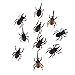 MonkeyJack 10pcs Vivid Plastic Animal Small Figure Toy Fake Insect Bug Beetles Model