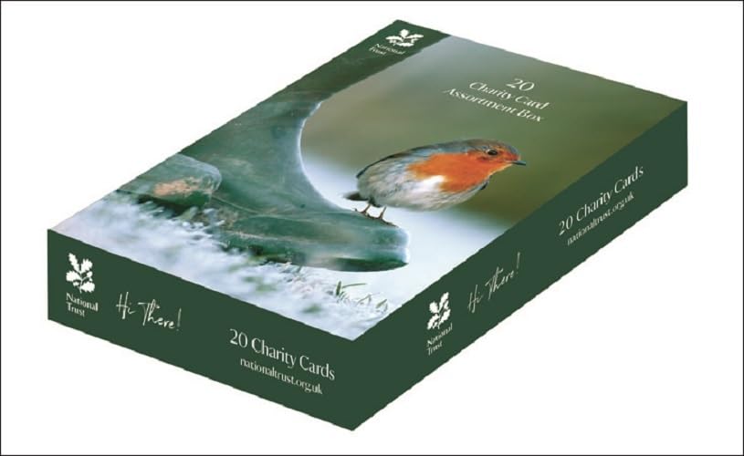 Woodmansterne Artistic Charity Christmas Cards Supporting National Trust - Photographic Winter Wildlife - Eco-Friendly & Recyclable - Box of 20 Cards