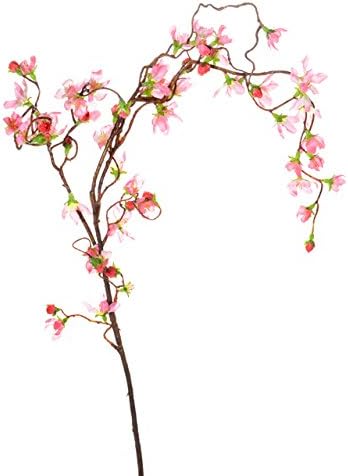 Amazon Com Floristrywarehouse Artificial Cherry Blossom Branch Weeping 43 Inches Pink Spring Flowers Home Kitchen