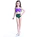 Newland Girl's Kids 2 Piece Mermaid Swimwear Swimsuit Bikini Bathing Suit
