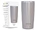 Premium Vacuum Insulated Stainless Steel Tumbler - 20 oz with Shatterproof Lid - Travel Cup for Hot & Cold Drinks - Durable Sweat Free Mug - Perfect For Coffee, Beer, & Smoothies - By Brimma