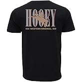 "Wild Ride" T-shirt Black w/Tan & Grey Hooey Logo