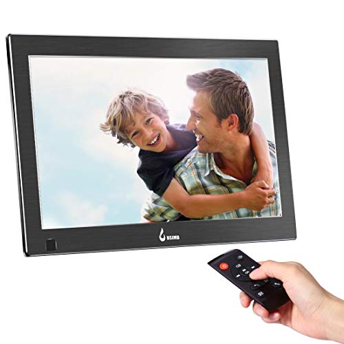 BSIMB 13.3 Inch Digital Picture Frame Digital Photo Frame 1920×1080(16:9) IPS Display Widescreen with Motion Sensor and Remote Control Support USB/SD Card Infrared M14