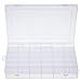 Outus 2 Pack 36 Grids Jewelry Dividers Box Organizer Adjustable Clear Plastic Bead Case Storage Container