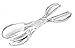 Chef Craft Premium Clear Salad Tongs Heavy Duty Design, 11.25-Inches Long (3-Pack)