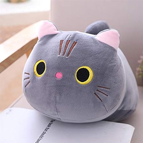 Amazon Co Jp 1pc 25 35 50cmカワイイ猫ぬいぐるみぬいぐるみかわいい猫人形ラブリーアニマルピローソフト漫画クッションキッドクリスマスギフト ホーム キッチン