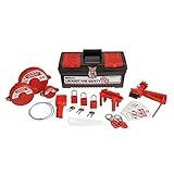 BRADY Lockout Tagout Kit with Loto Locks for Gate