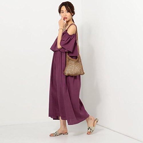 Amazon ジュエルチェンジズ Jewel Changes Ne Quittez Pas Gold Li オフショルダー ワンピース ヌキテパ Purple Free ワンピース チュニック 通販