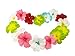 Winterworm Pack of 50 Mixed Artificial Silk Flower Plumeria Frangipani Heads 2.8 inch for Wedding Garland DIY Jewelry Accessories