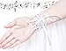 Dresstells® Exquisite Fingerless Rhinestone Pearls Bridal Gloves Prom Gloves