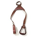 Tough-1 Kids Nylon Slip-On Stirrup Set with Leather Stirrups