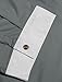 Allegra K Men Short Sleeve Button Down Slim Fit Shirt Top Light Gray M