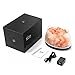 Wireless LED Under Cabinet Lighting Closet Lights BALFER Motion Sensor Activated Night Light Rechargeable Battery Powered Operated with Switch & Magnetic Tape Warm White (Black)