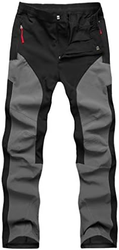OLEEKA Breathable Riding Pants Slim Sportpants Outdoor Bicycle Bike Legging Trousers Compression Tights for Hiking Camping