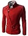 DJK21 TheLees Mens Casual Rider Style Stretchy Slim Zipper Jacket Jumper