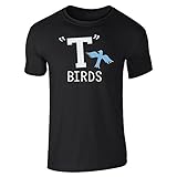 Pop Threads T Birds Gang Logo Black M Short Sleeve T-Shirt