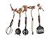 Set of 5 Kitchen Utensil Ornaments