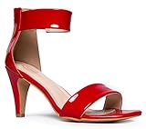 J. Adams Women's Platform Sandal Comfort Platform Jelly Wedge Open Peep Toe Fashion - Chunky Platform Ankle Strap Ultra Comfortable Walking Shoe
