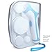 ToiletTree Products Storage Travel Case for Water-Resistant Professional Skin Care Face Body Brush System