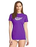 Baleaf Women's Surf UV Sun Protective Short Sleeve Rashguard UPF 50+ Purple Size XL