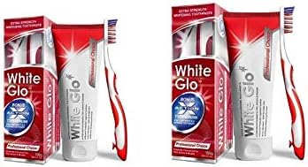 White Glo Extra Strength Whitening Toothpaste Professional Choice 100ml - 2 Packs, 1 count (Pack of 2)