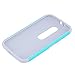 Moto G (3rd Gen) Case, LK [Shock Absorption] Hybrid Dual Layer Armor Defender Protective Case Cover for Motorola Moto G 3rd Generation 2015 (Mint)