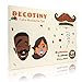 DecoTiny 60 Pack Novelty Mustache+Eyebrow+Beard Set Self Adhesive Facial Party Cos Favors