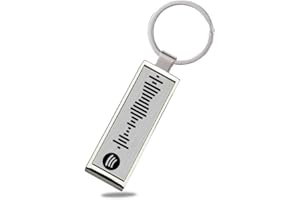 Custom Spotify Music Song Scannable Code Keyring Stainless Steel Key Ring Gifts for Men Women
