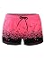 Bdcoco Women's Waistband Swimsuit Tankini Bottom Beach Floral Print Board Shorts Rosysea Large