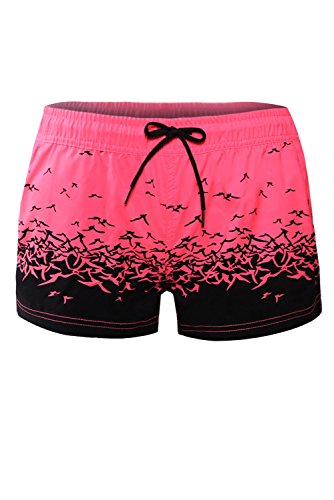 Bdcoco Women's Waistband Swimsuit Tankini Bottom Beach Floral Print Board Shorts Rosysea Large Bdcoco Women's Waistband Swimsuit Tankini Bottom Beach Floral Print Board Shorts Rosysea Large