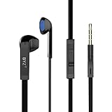 Vomercy In-Ear Earphones Stereo Headphones with Built-in Microphone Multifunctional Button Earbuds Black