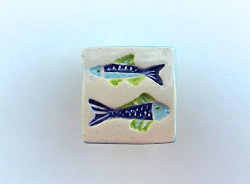 Swimming Fish Knob, Fish Drawer Pull, Fish Handle, Furniture Knob, Cabinet Pull