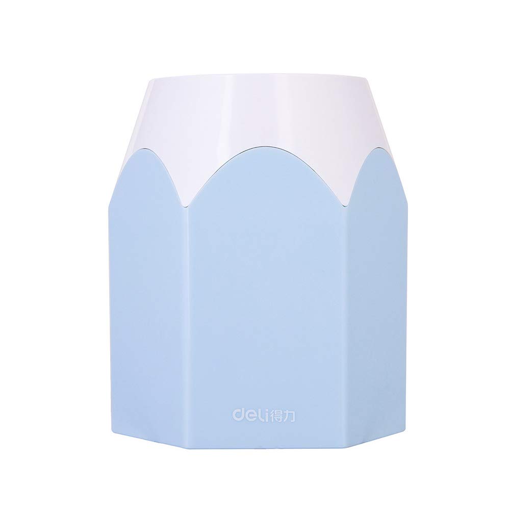 Creative Pen Pencil Container Holder Pencil Tip Design Pen Cup Office Desk Organizer (Blue)