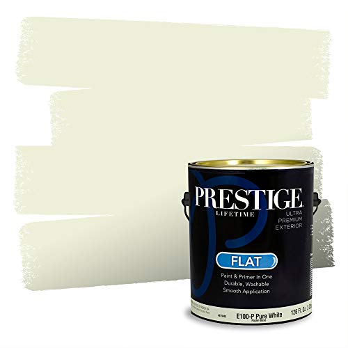 Prestige Paints Exterior Paint and Primer In One, 1-Gallon, Flat, Comparable Ma…