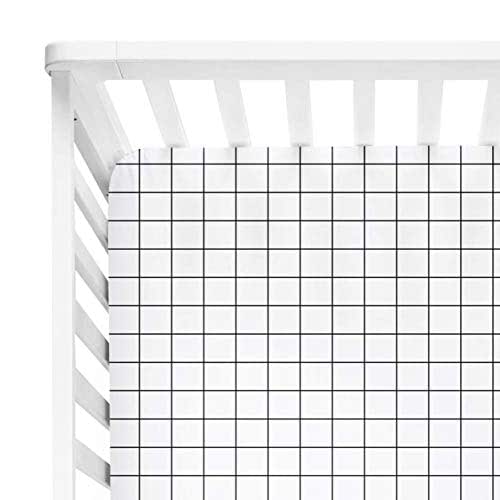 monochrome crib bedding