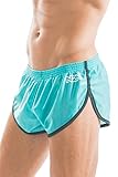 N2N Bodywear Euro Split Short ES2 (Small, Aqua)
