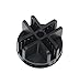 JSP Manufacturing 25 Wire Cube Plastic Connectors snap mesh Organizer Grid New! (25, Black)