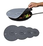 Basic Haus Microwave Cover Silicone Lids - Set of 4: 6